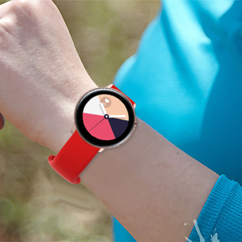 Sommerfuglelås Blød silikone urrem 20 mm til Samsung Galaxy Watch4 Classic 46 mm 42 mm Galaxy Watch4 44 mm 40 mm Amazfit GTS 2E Sommerfuglelås Blød silikone urrem 20 mm til Samsung Galaxy Watch4 Classic 46 mm 42 mm Galaxy Watch4 44 mm 40 mm Amazfit GTS 2E